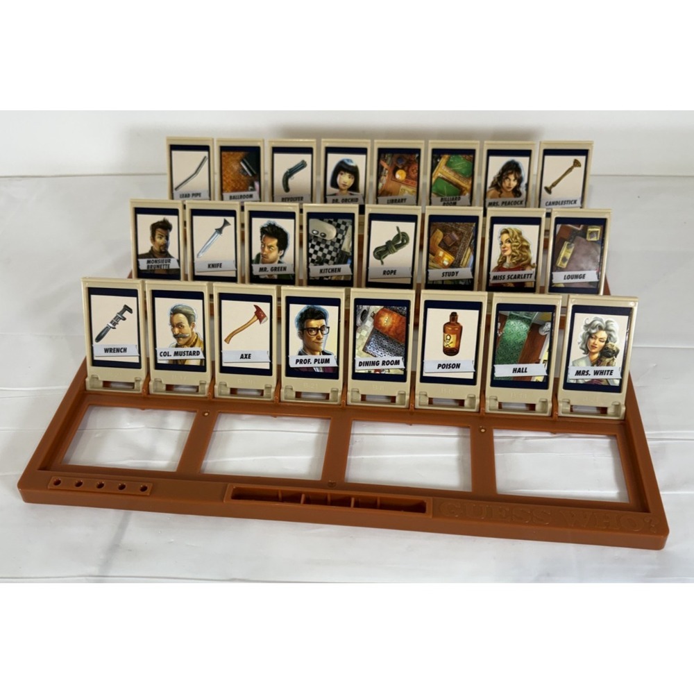 Guess Who? Clue Board Card Game Mashup Hasbro 2019 COMPLETE Rare - Hard to Find - Picture 5 of 11